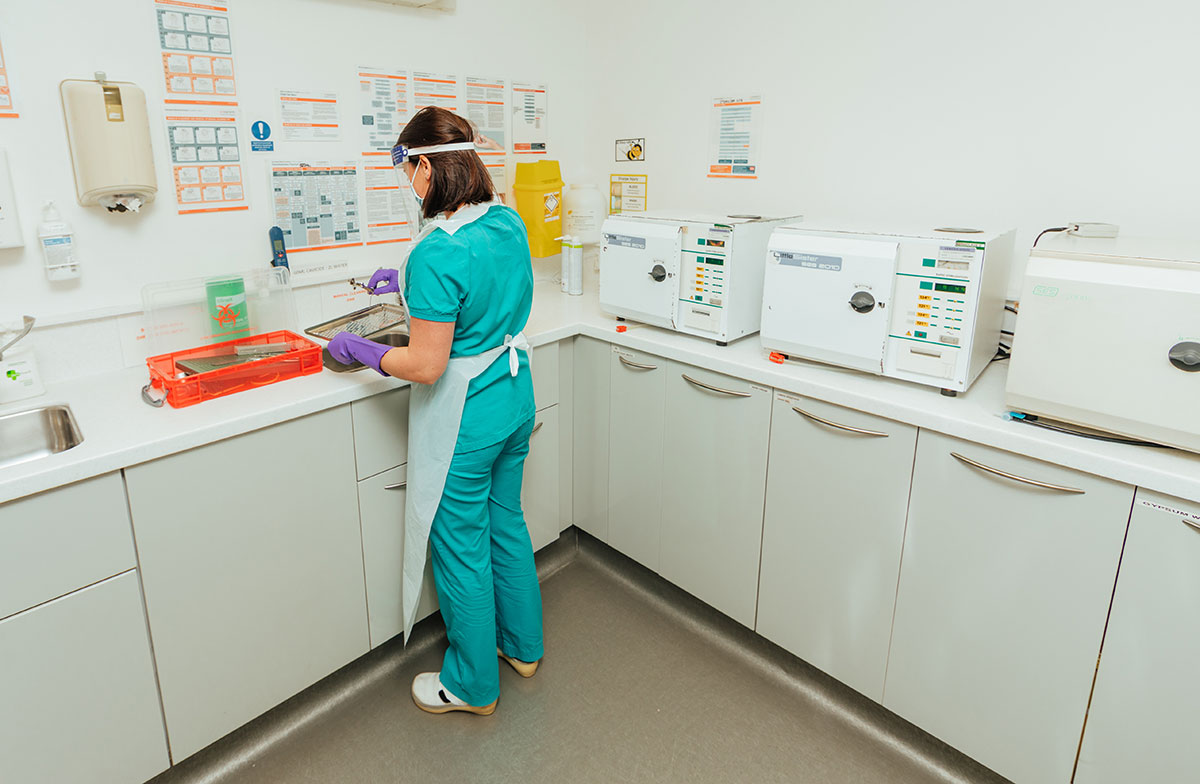 Decontamination room
